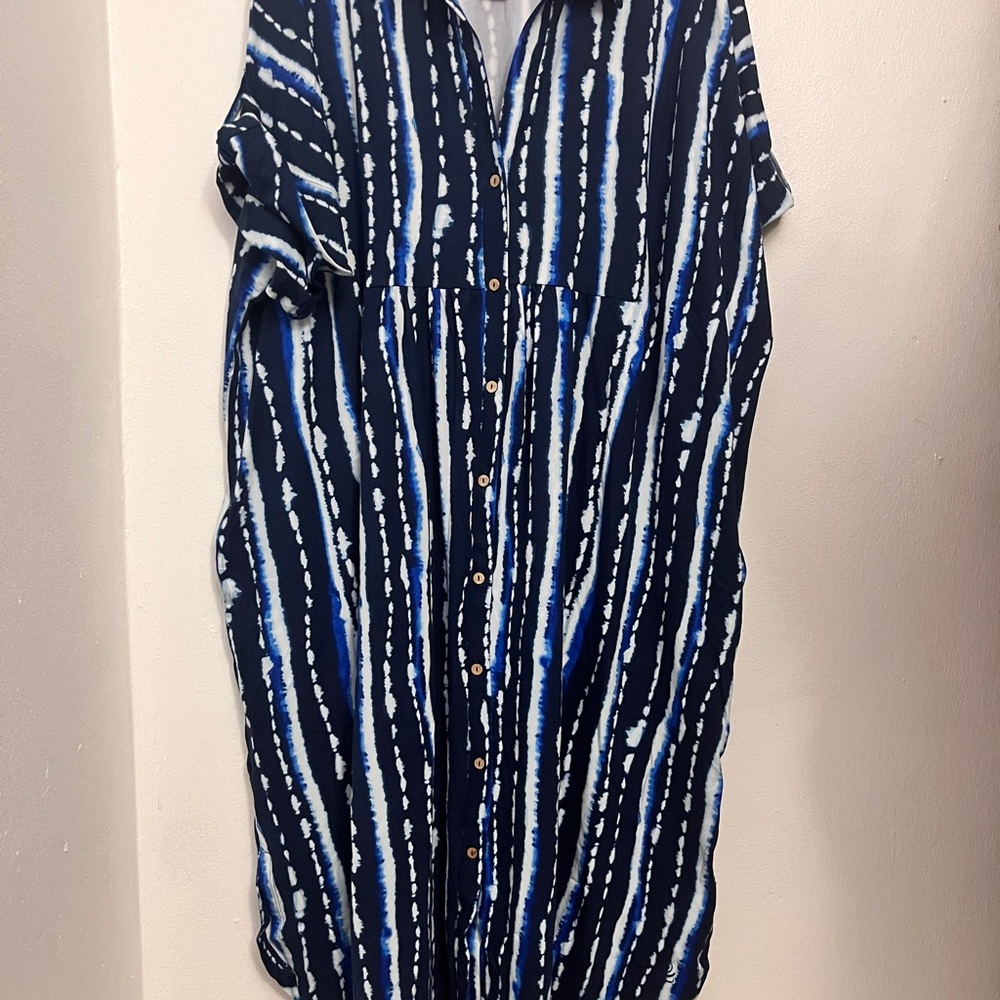 Cuddl Duds Flexwear Brunch to Beach Caftan